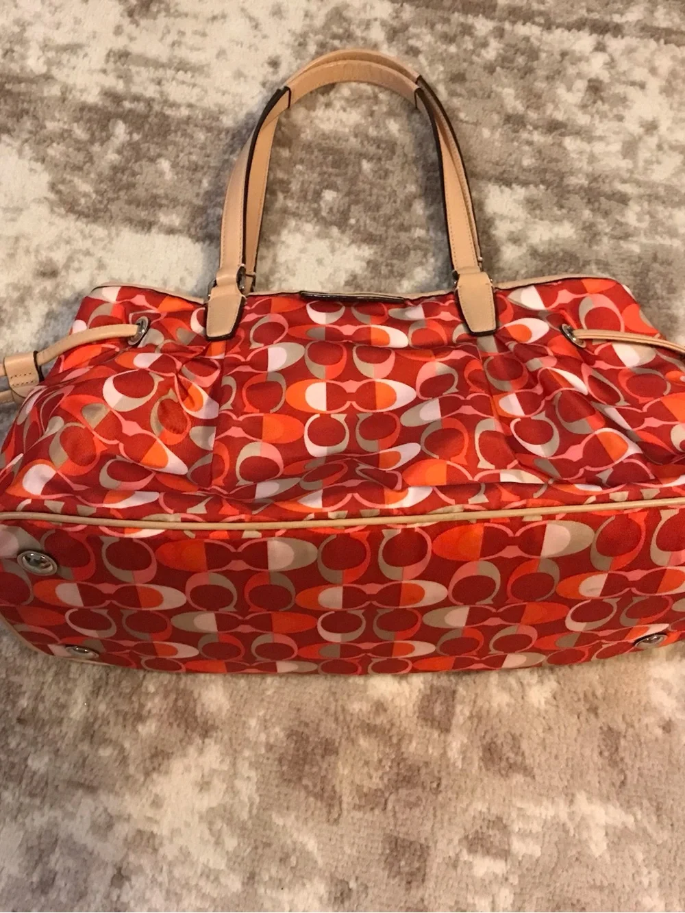 Coach Signature Stripe Multi Dream C Bag